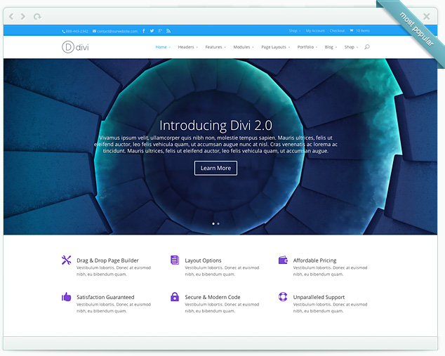 Theme Divi 2.0